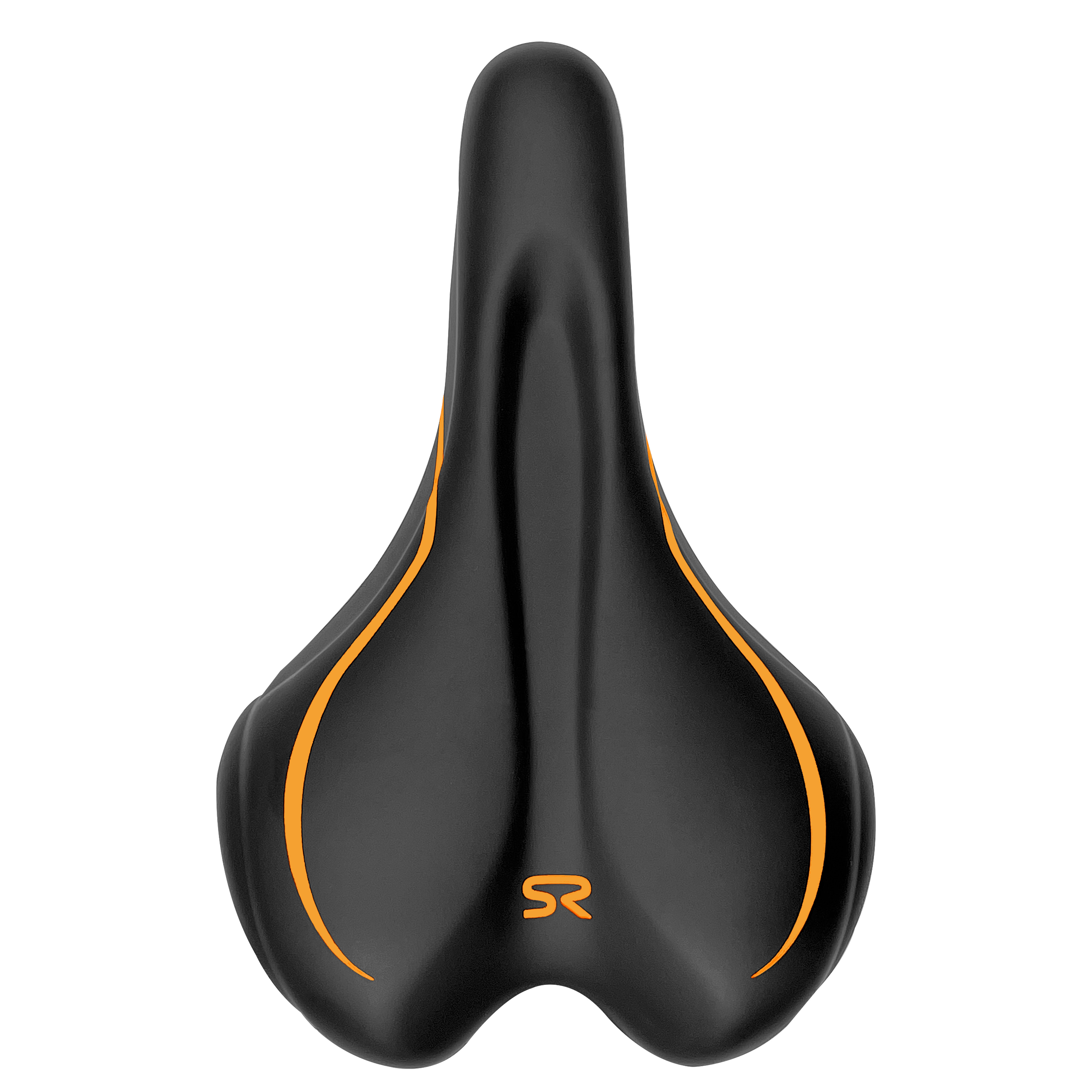 MTB Premium linhas preto/laranja com carrinho